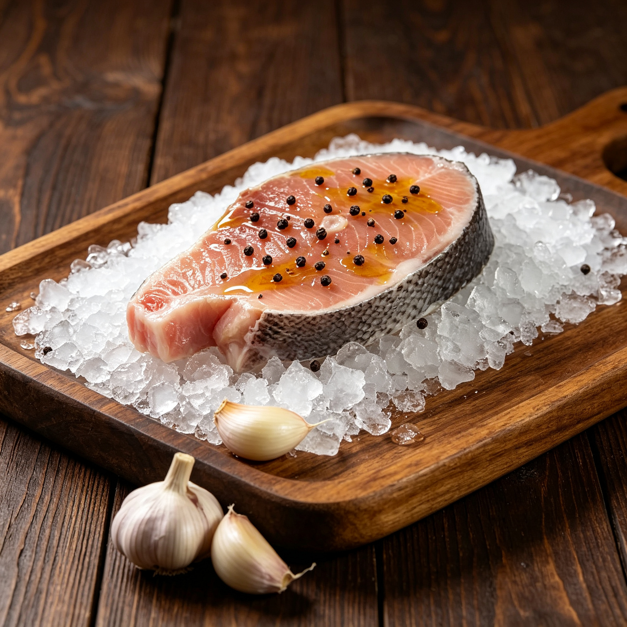 Norwegian/Chilean Imported Salmon Steaks